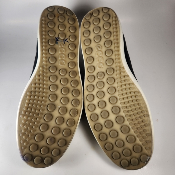 ECCO Men's Soft 7 Sneaker Size 11 EU 45 Black Leather Low Top Comfort Shoe - Picture 9 of 13